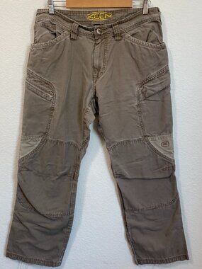 Keen 100% Cotton Hiking Pants Reinforced Men's Size 36x32